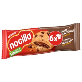 Cookies Rellenas Cookies & Cream NOCILLA 6 UND