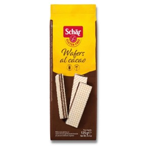 Wafers Cacao Sin Gluten SCHAR 125 GR