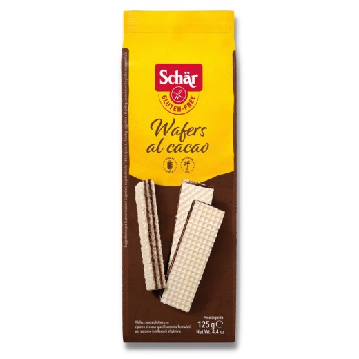 Wafers Cacao Sin Gluten SCHAR 125 GR | Cash Borosa