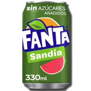Refresco FANTA Sandia Zero Lata 33 CL