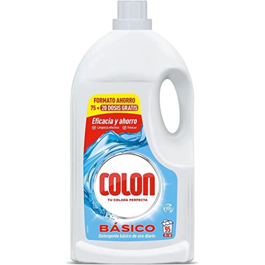 Detergente Ropa Liquido Basico COLON 4.75 L 95 Dosis | Borosa Market