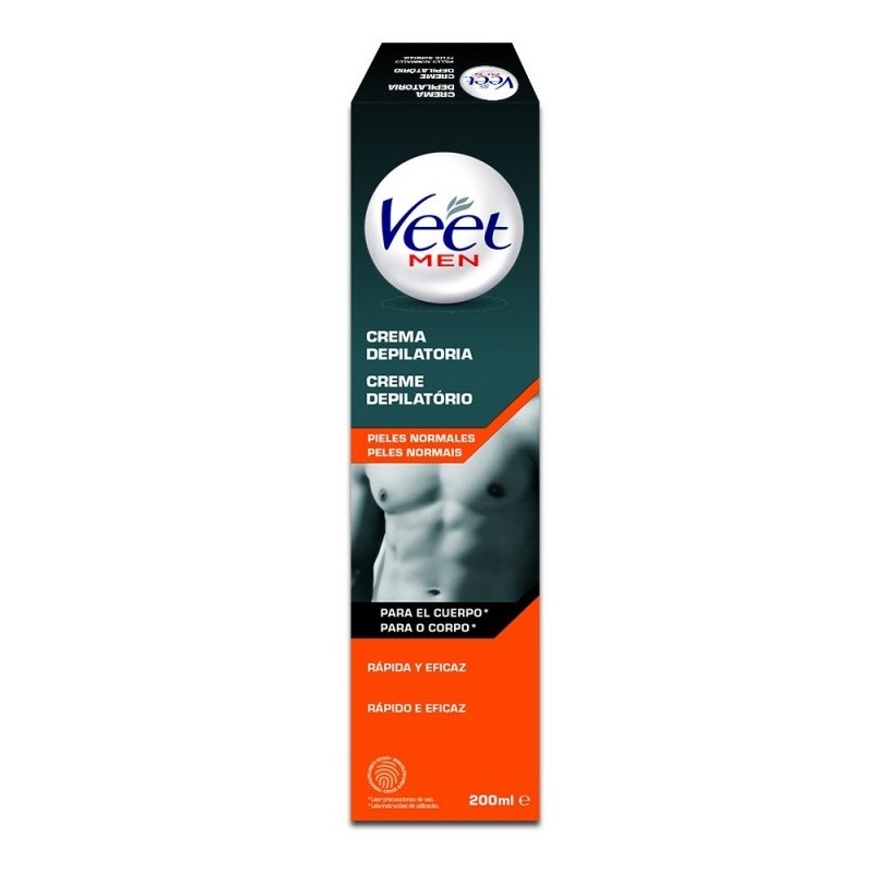 Crema Depilatoria para Hombres Piel Normal VEET 200 ML | Cash Borosa