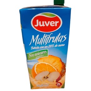 Zumo de Multifrutas Sin Azucares JUVER 2 L