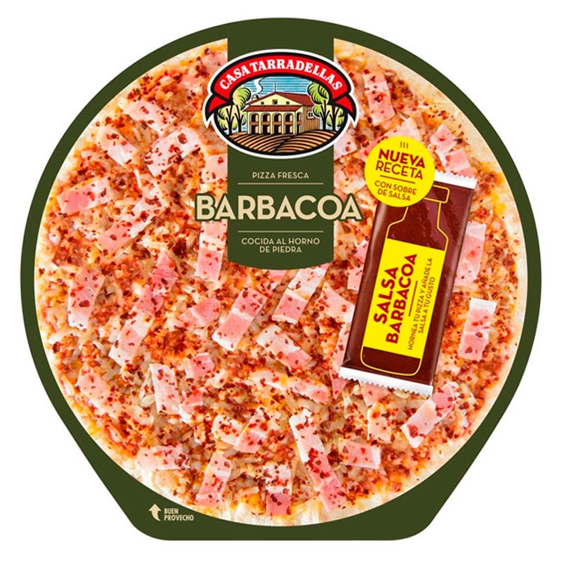 Pizza barbacoa CASA TARRADELLAS 390 gr | Borosa Market