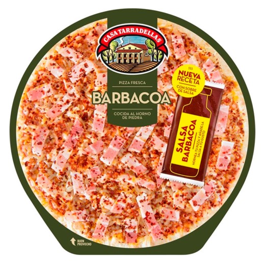 Pizza barbacoa CASA TARRADELLAS 390 gr | Borosa Market