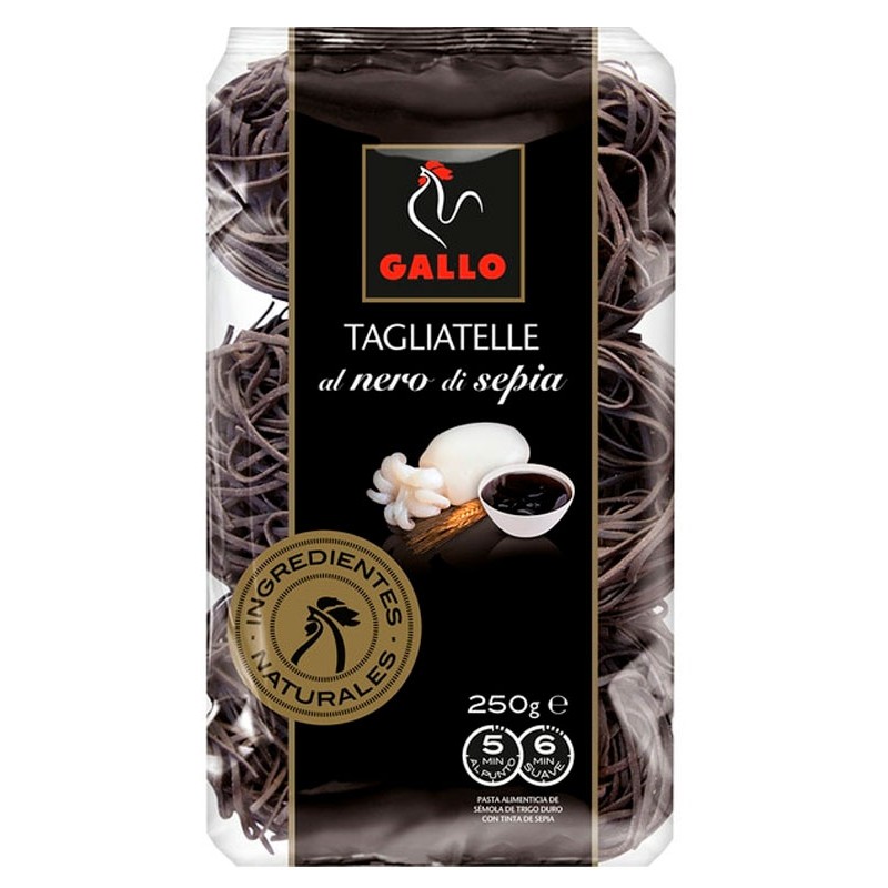 Tagliatelle al Nero di Sepia GALLO 250 GR | Cash Borosa