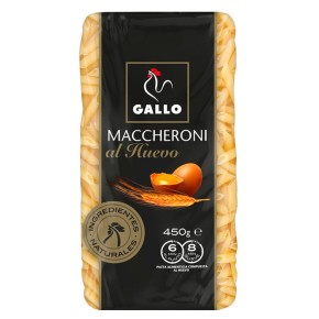 Maccheroni al Huevo GALLO 450 GR