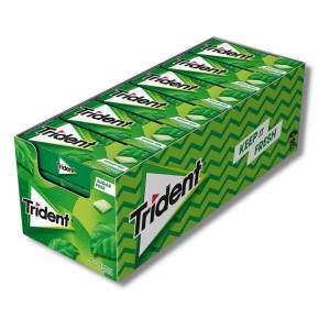 Chicles TRIDENT Fresh Hierbabuena 24 UND