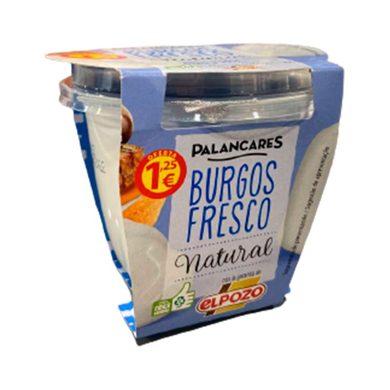 Queso Fresco  BURGOS PALANCARES 210 GR | Cash Borosa