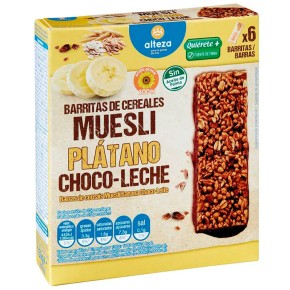 Barrita Muesli Platano con Chocolate 6 UND