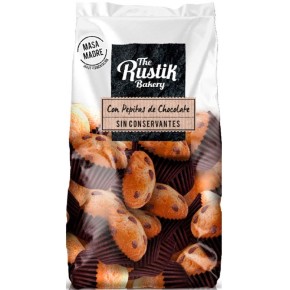 Magdalenas Pepitas Chocolate RUSTIK 18 UND 190 GR