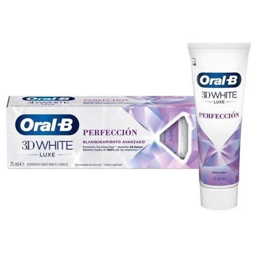Dentifrico ORAL B Blanqueante 3D White Luxe Perfeccion 75 ML | Borosa Market Dentifrico ORAL B Blanqueante 3D White Luxe Perfeccion 75 ML | Borosa Market