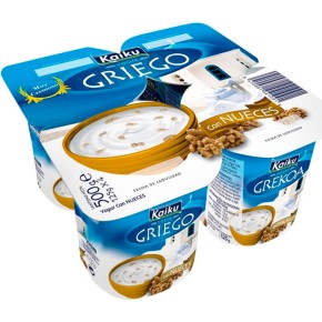 Yogur Griego con Nueces KAIKU Pack 4 x 125 GR