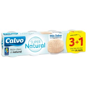 Atun Claro al Natural CALVO 3 + 1