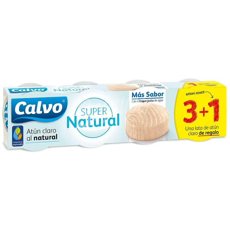 Atun Claro al Natural CALVO 3 + 1 3€ | Borosa Market
