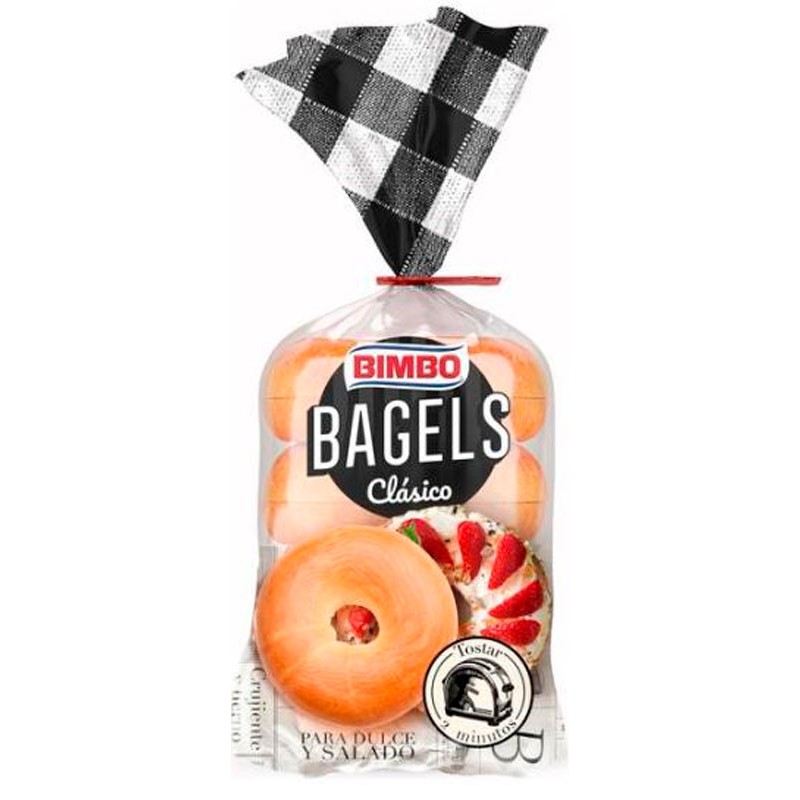 Pan Bagels Clasico BIMBO 4 UND | Cash Borosa