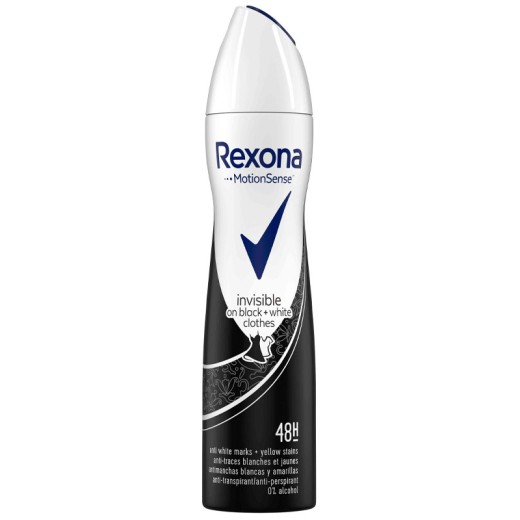 Desodorante REXONA Woman Invisible Black 200 ML | Cash Borosa