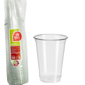 Vaso Plastico Irrompible 200CC Pack de 50 Und BEST