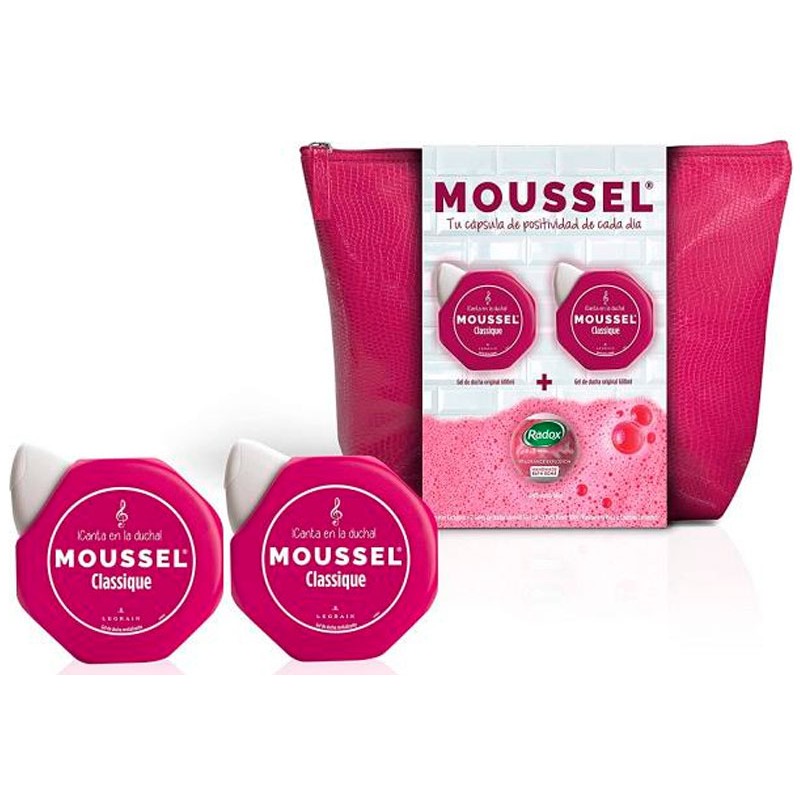 Neceser MOUSSEL Gel Duplo 600 ML+ Mini Gel | Cash Borosa