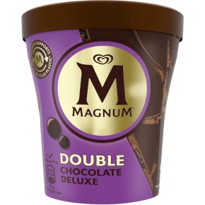 Helado Tarrina MAGNUM Double Chocolate 440 ML