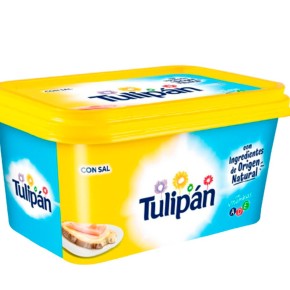 Margarina TULIPAN 400 GR Amarilla Con Sal