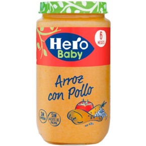 Tarrito Pollo con Arroz HERO 2 x 235 GR