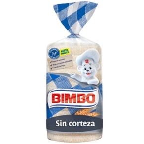 Pan de Molde Sin Corteza BIMBO Sin Corteza 450 GR