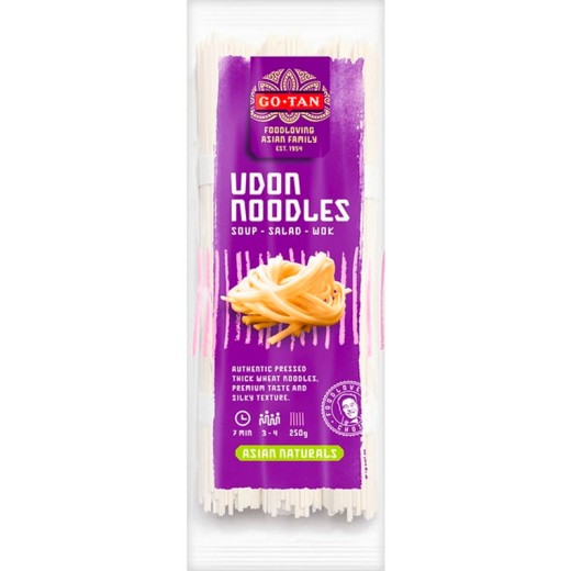 Fideo Oriental GO-TAN  Udon Stick Noodles 250 GR | Borosa Market