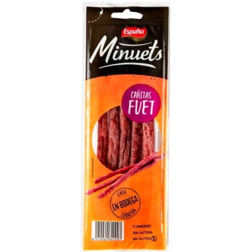 Cañitas Minuets Fuet ESPUÑA 50 GR | Cash Borosa