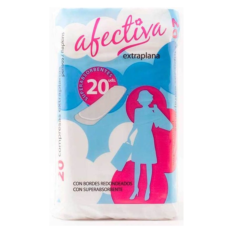 Compresa AFECTIVA Extraplana 20 UND | Cash Borosa