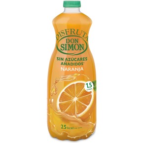 Nectar de Naranja Disfruta Sin Azucares  DON SIMON 1.5 L