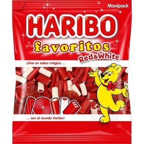 Gominolas HARIBO 1 KG Favoritos Red & White