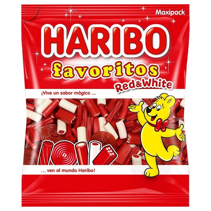 Gominolas HARIBO 1 KG Favoritos Red & White | Cash Borosa