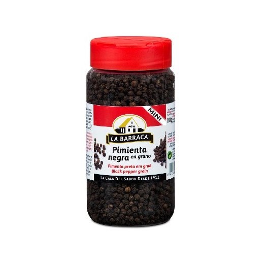 Pimienta Negra Grano BARRACA Tarro Mini 170 Gr | Cash Borosa