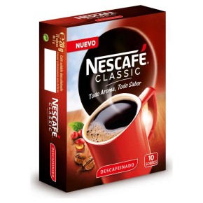 Cafe Soluble Descafeinado NESCAFE 10 Sobres