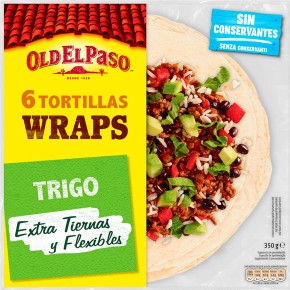 Tortilla Trigo Wrap OLD DEL PASO 6 UND 350 GR