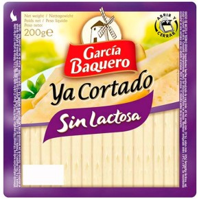 Queso GARCIA BAQUERO Sin Lactosa Ya Cortado 200 GR