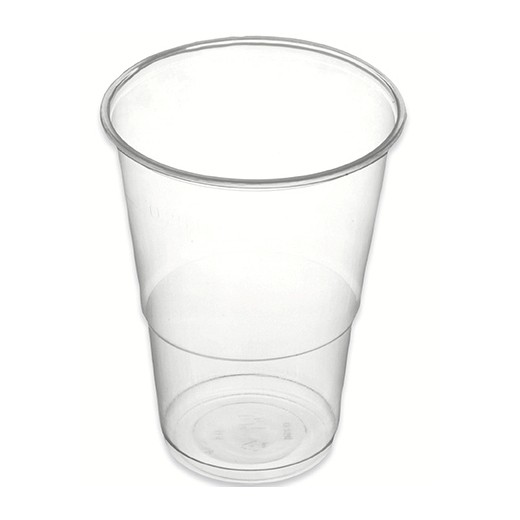 Vaso Plastico Transparente 330 CC Pack de 50 Und | Cash Borosa