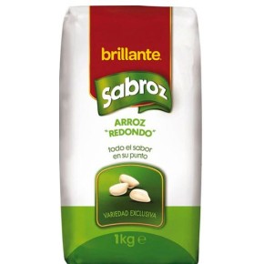 Arroz Redondo BRILLANTE  Sabroz 1 KG