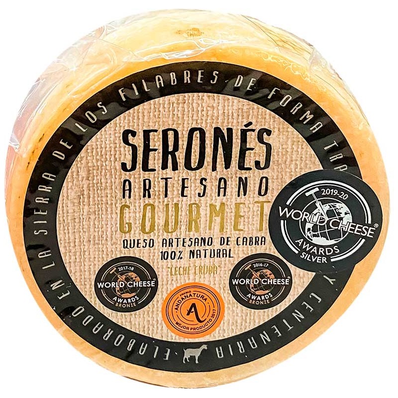 Queso Cabra Seron Curado Gourmet 500 Gr Aprox | Cash Borosa