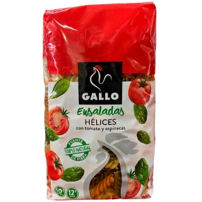 Helices Pasta GALLO Colores 450 Gr