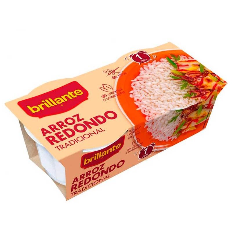 Arroz Redondo BRILLANTE 2X125 GR | Cash Borosa