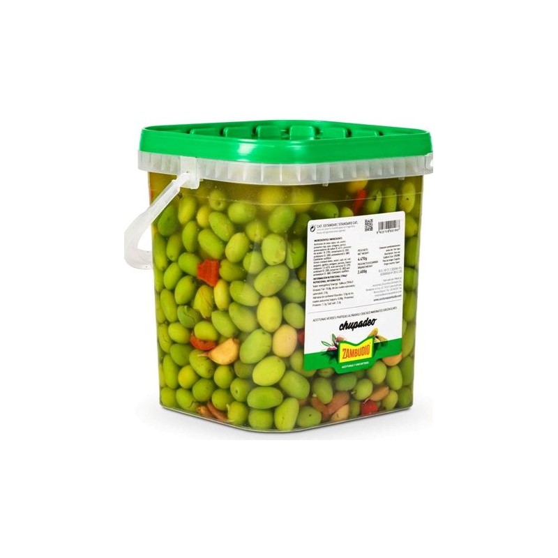 Aceitunas Chupadeos BOROSA Cubo 2.600 KG | Cash Borosa