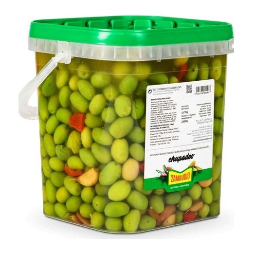 Aceitunas Chupadeos BOROSA Cubo 2.600 KG | Cash Borosa