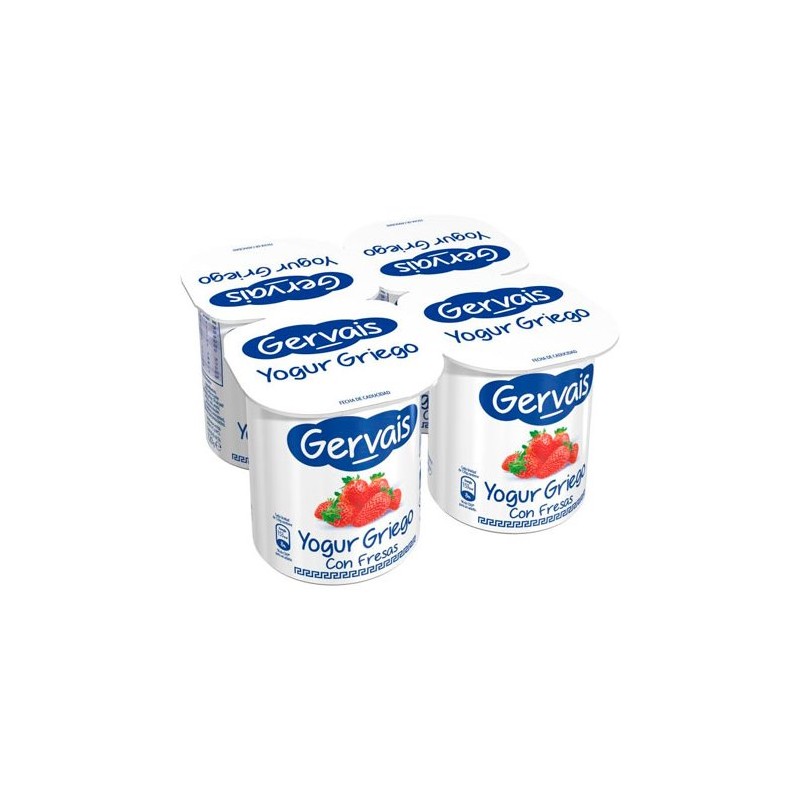 Yogur Griego Fresa GERVAIS X4 | Cash Borosa