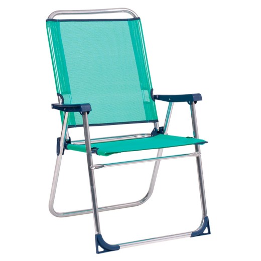 Silla de Playa Alto Fijo Turquesa | Borosa Market