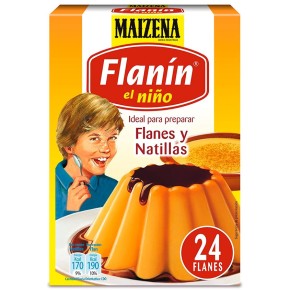 Preparado  MAIZENA flanes y natillas 24 sobres