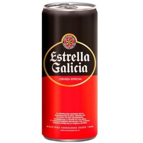 Cerveza Lata ESTRELLA DE GALICIA 33 CL