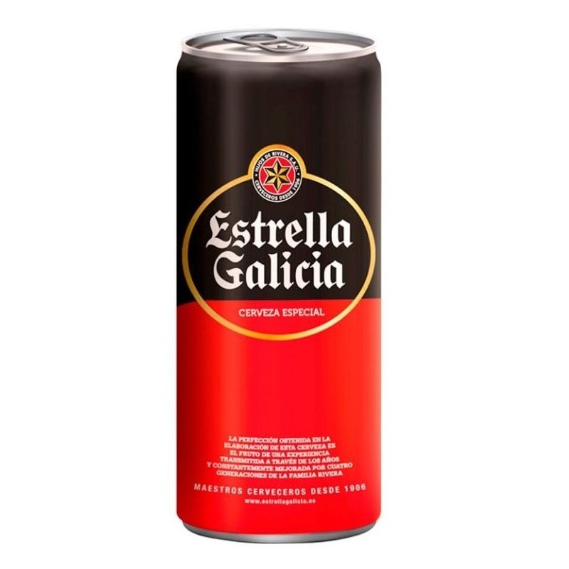 Cerveza Lata ESTRELLA DE GALICIA 33 CL | Cash Borosa