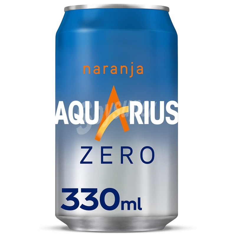 Bebida Isotonica Naranja AQUARIUS Zero Lata 33 CL | Cash Borosa